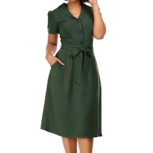 Collectif Hattie 40s Flared Dress